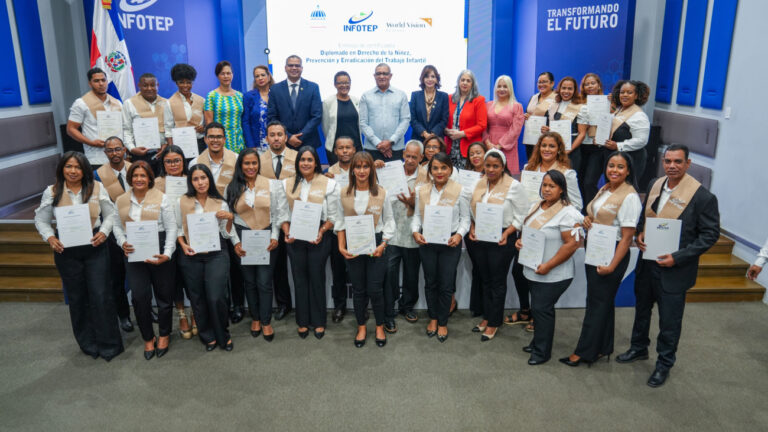 INFOTEP certifica a 47 nuevos defensores de la niñez en diplomado sobre erradicación del trabajo infantil 1